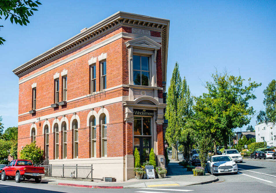 historic brick building in kirkland